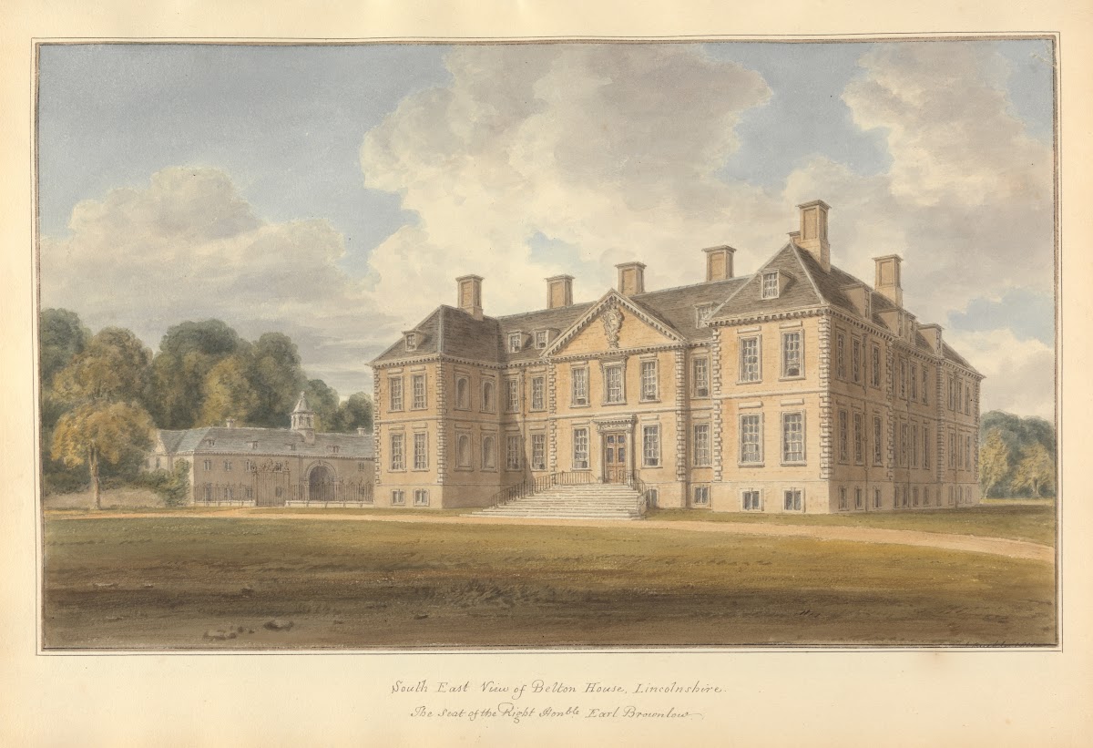 South East View of Belton House Lincolshire the Seat of the Right Honble Earl Br