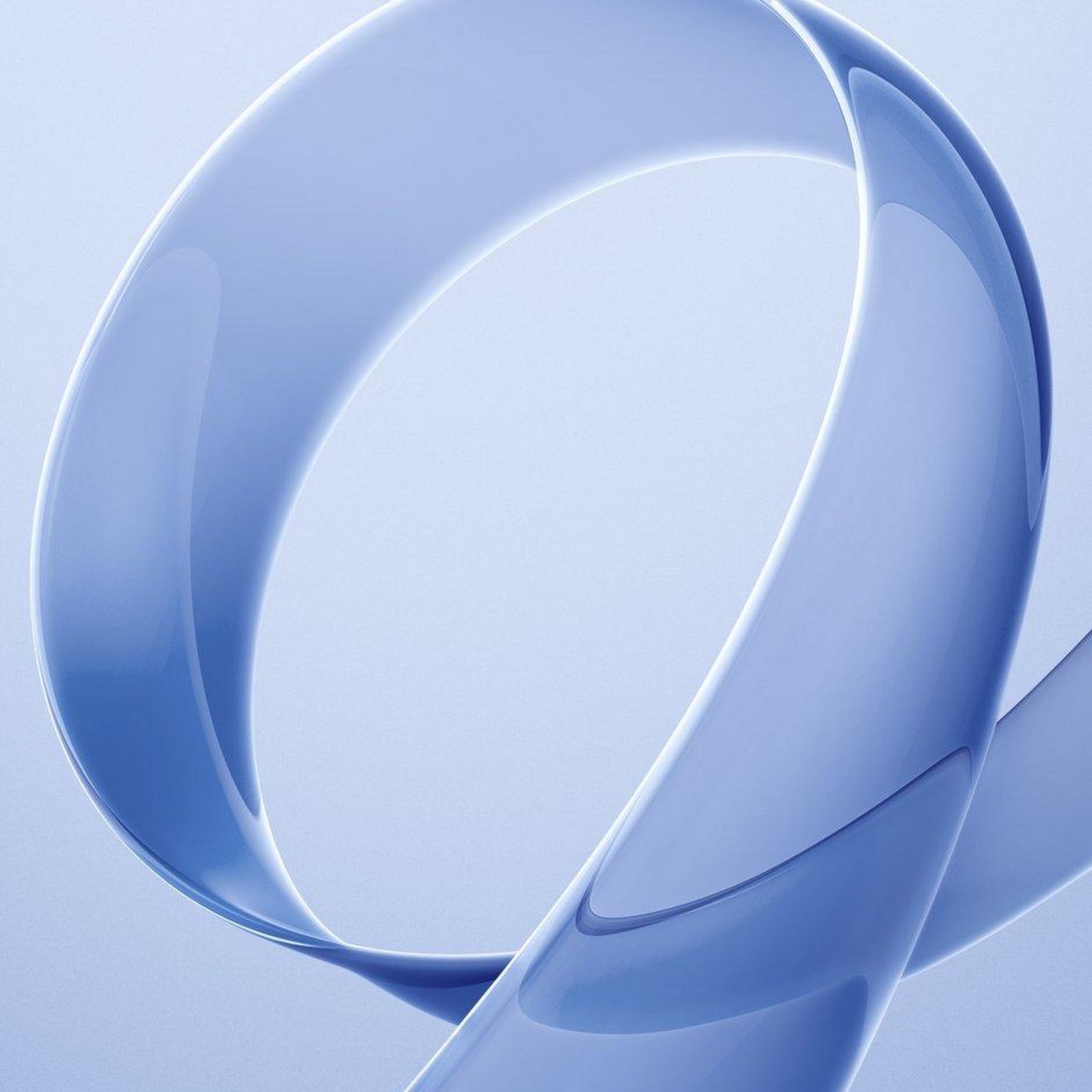 Download Abstract Blue Glass Ribbon iPhone
