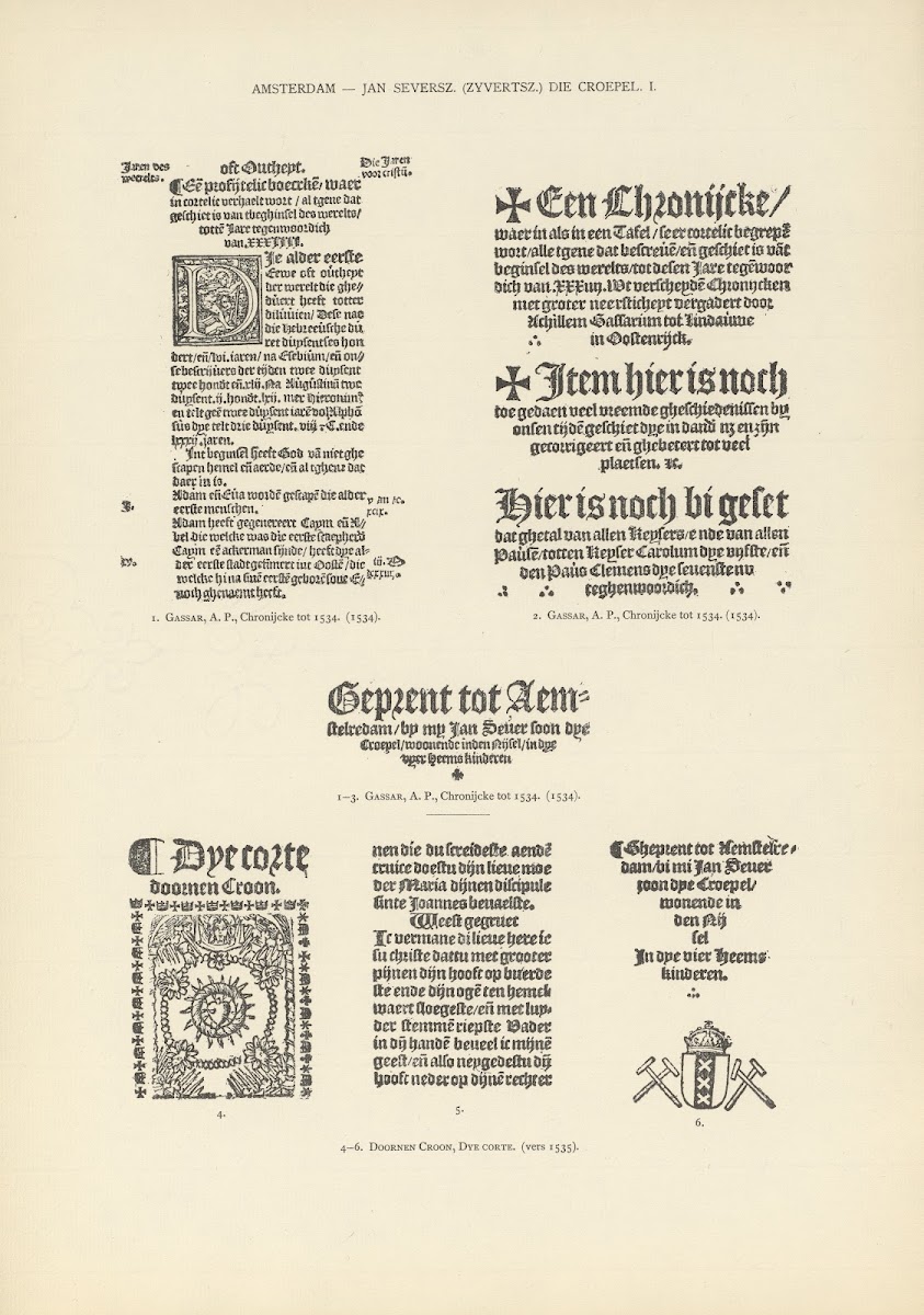 Lart typographique dans les Pays Bas pendant les annees 1500 a 1540 Pl023 1926