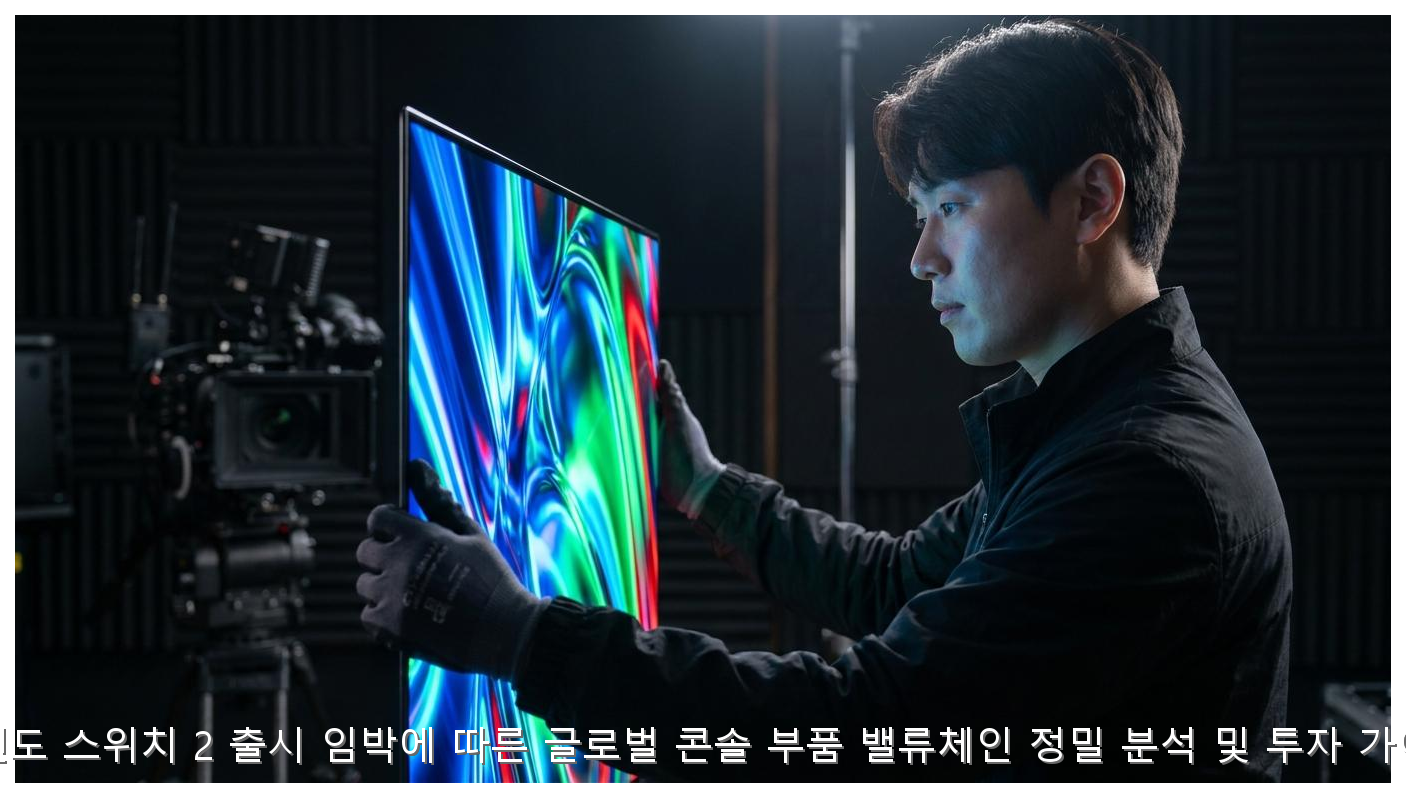 닌텐도 스위치 2 출시 임박에 따른 글로벌 콘솔 부품 밸류체인 정밀 분석 및 투자 가이드 핵심 안내 및 분석 인포그래픽 (3)