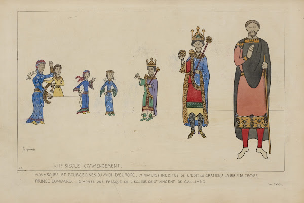 XIIe siecle Commencement Monarques et bourgeoises du midi dEurope 1869