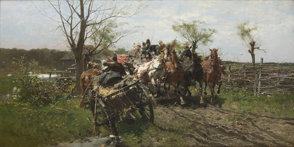 Meeting on a Bridge 1884