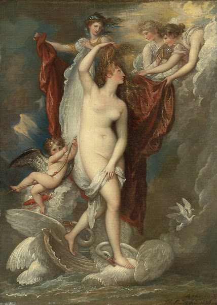 Venus At Her Birth Attired By The Three Graces