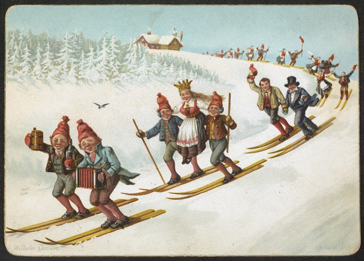 Humorous Christmas motif