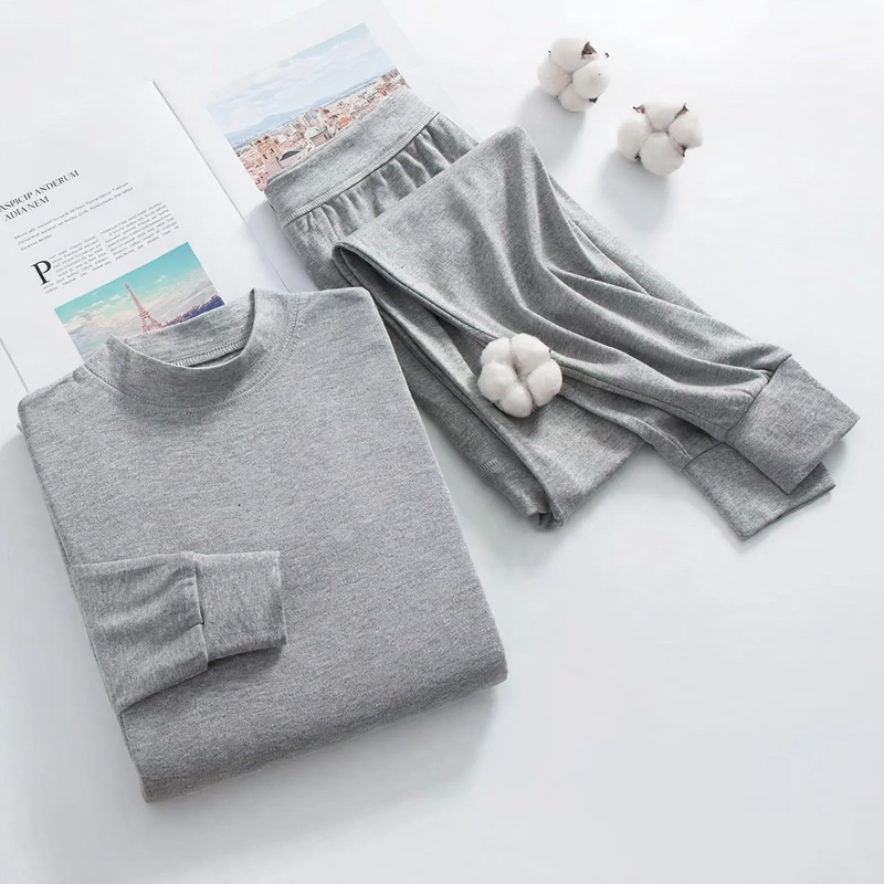 Baumwoll-Thermo-Unterwäscheset für Damen und Herren