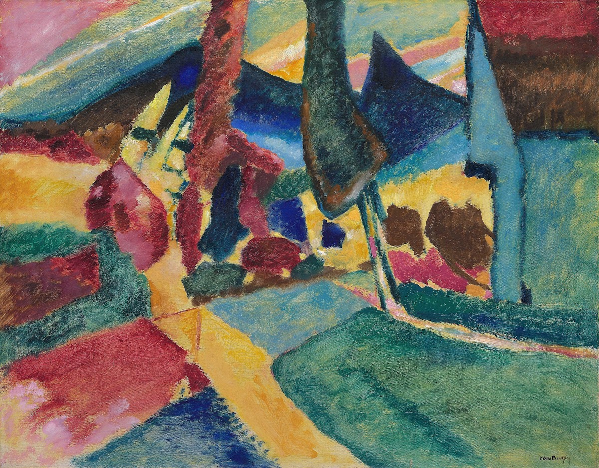 Landscape with Two Poplars 1912