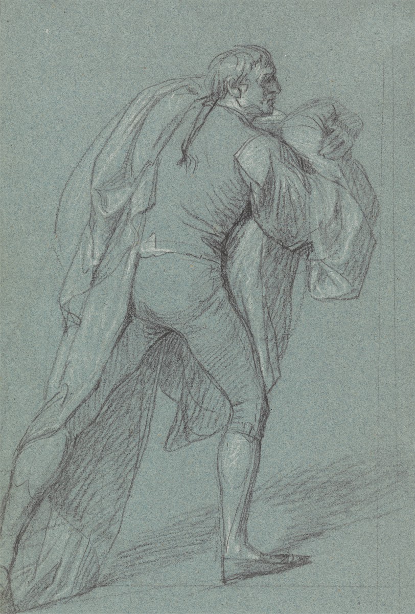 Figure Study for the Painting of the Victory of Lord Duncan Study for Sailor Bea
