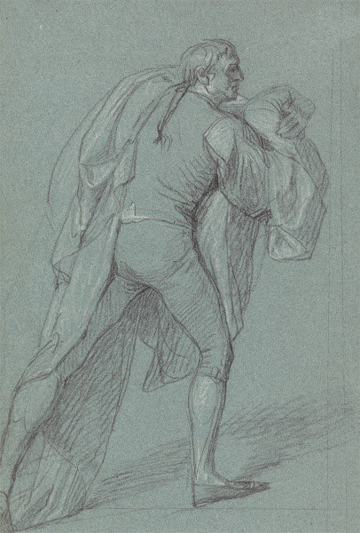 Figure Study for the Painting of the Victory of Lord Duncan Study for Sailor Bea