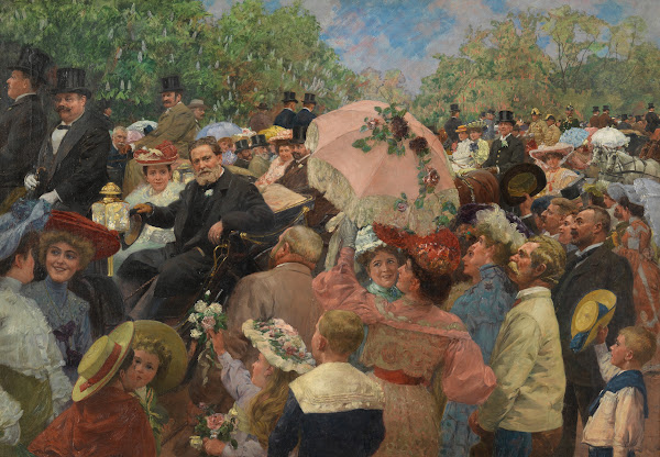 Praterfahrt mit Bürgermeister Karl Lueger 1904