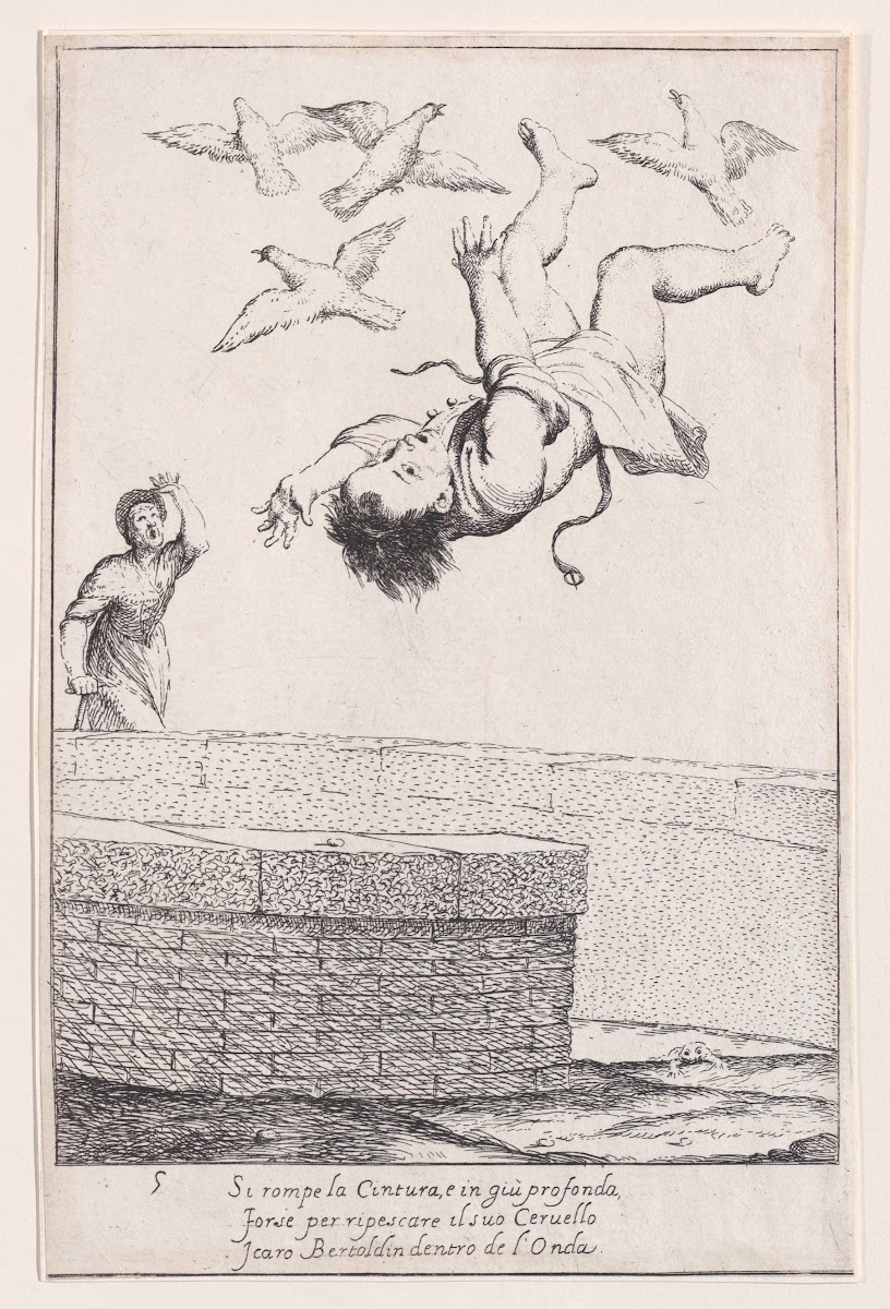 Plate 11 Bertoldino falling into the fish pond 17051715