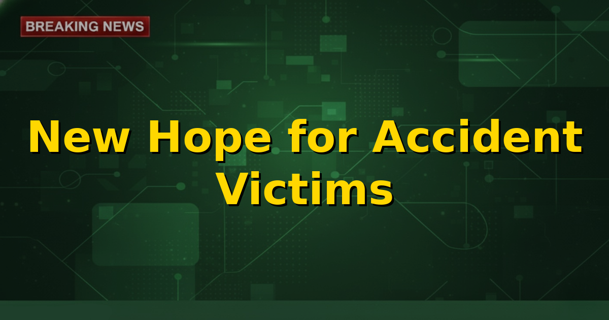 A compassionate hand extended to a road accident victim, symbolizing the support offered by the PM RAHAT Scheme.