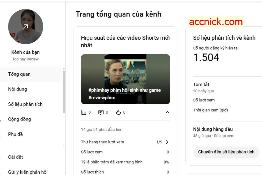 Bán kênh YouTube 1.500 sub sạch, giá rẻ, uy tín!  Kênh có hơ...