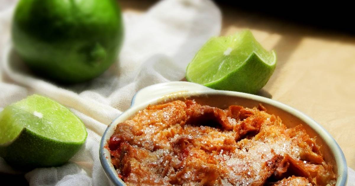 Strawberry bread pudding - pudding bánh mì