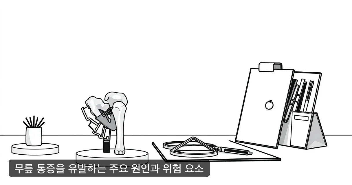 무릎 통증을 유발하는 주요 원인과 위험 요소