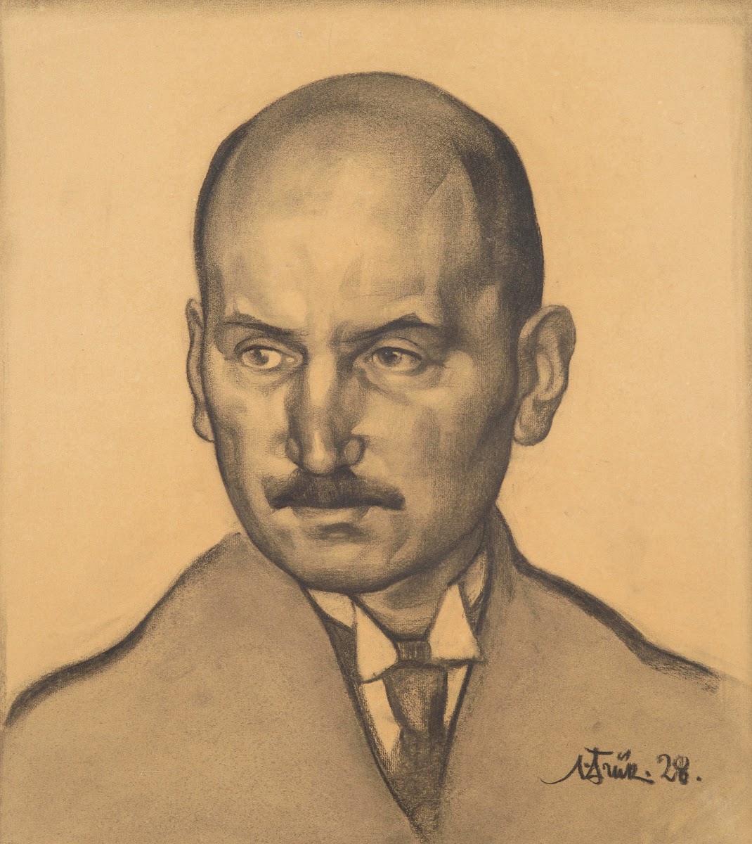 Oskar Lutsu portree 1928
