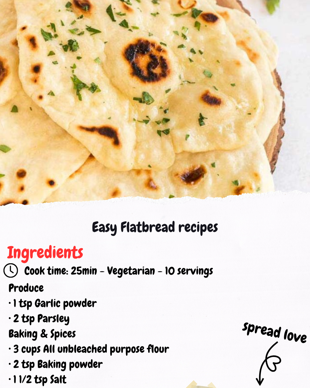 Easy Flatbread recipes