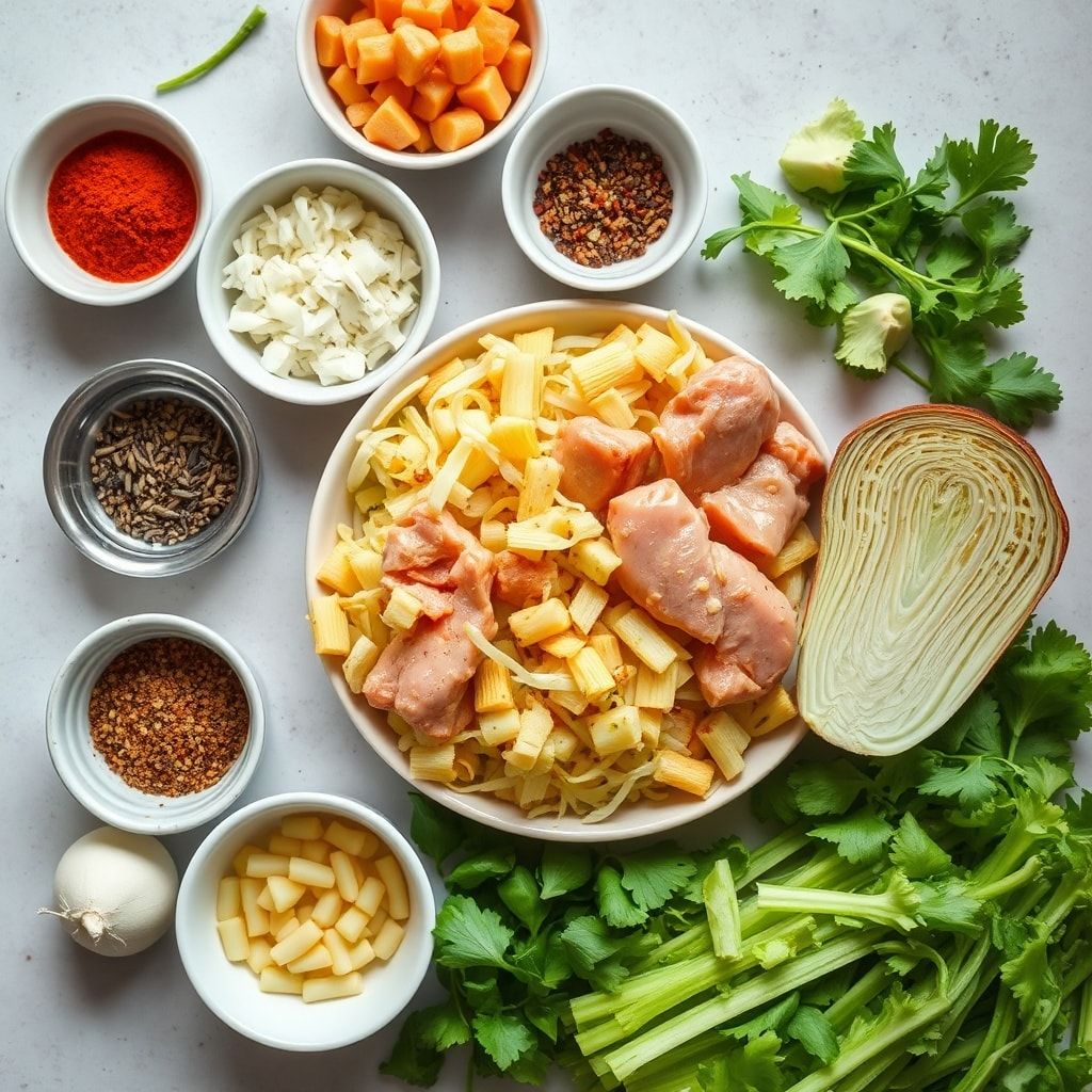 Ingredients for Easy Frito Cowboy Cabbage Salad for Quick Dinner – Ready in 40 Minutes