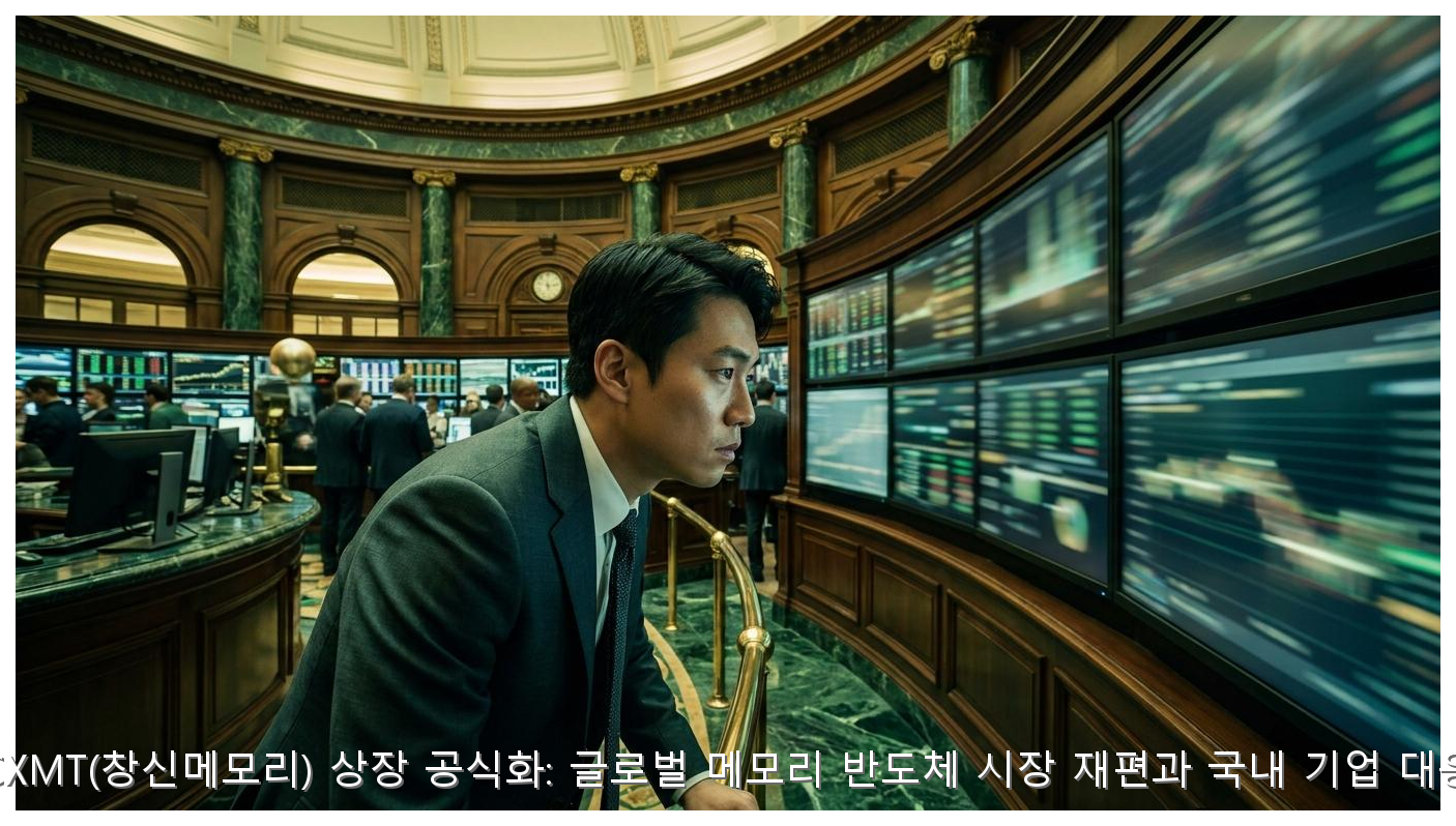 중국 CXMT(창신메모리) 상장 공식화: 글로벌 메모리 반도체 시장 재편과 국내 기업 대응 전략 핵심 안내 및 분석 인포그래픽 (5)