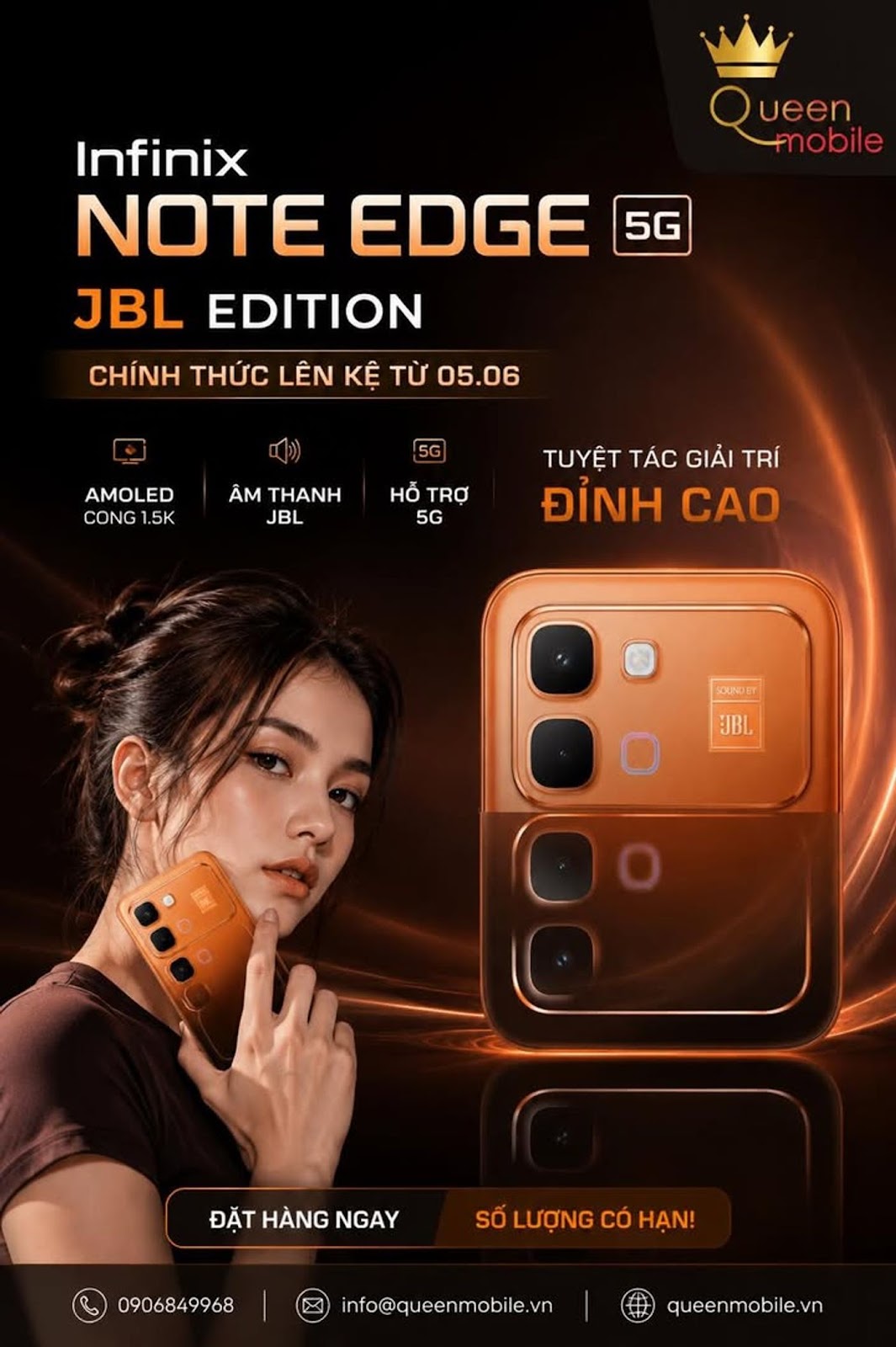 Infinix Note Edge 5G JBL Edition Chính Thức Lên Kệ, Smartphone Âm Thanh JBL Đang Khiến Phân Khúc Tầm Trung Nóng Trở Lại