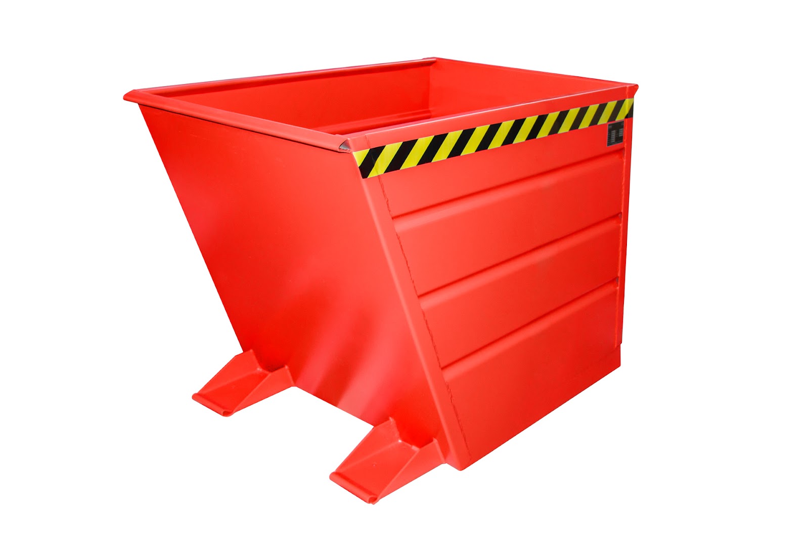 Kiepcontainer VG 700, gelakt, Vuurrood