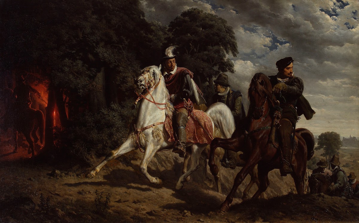 Henry de Valois Fleeing Poland 1860