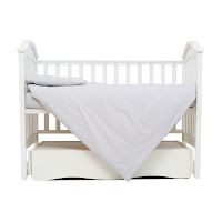 Changing bed 3 el Twins Organic (calico premium) grey