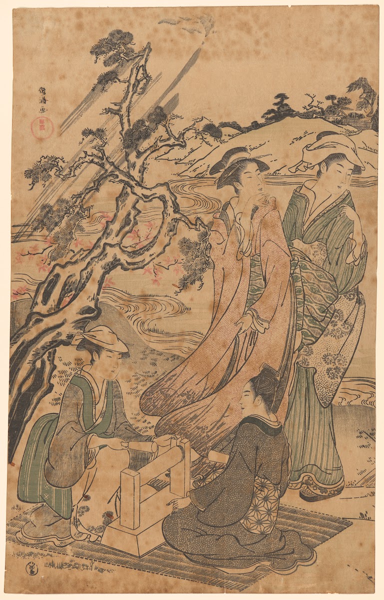 Women in the Wind late 18th century  early 19th century