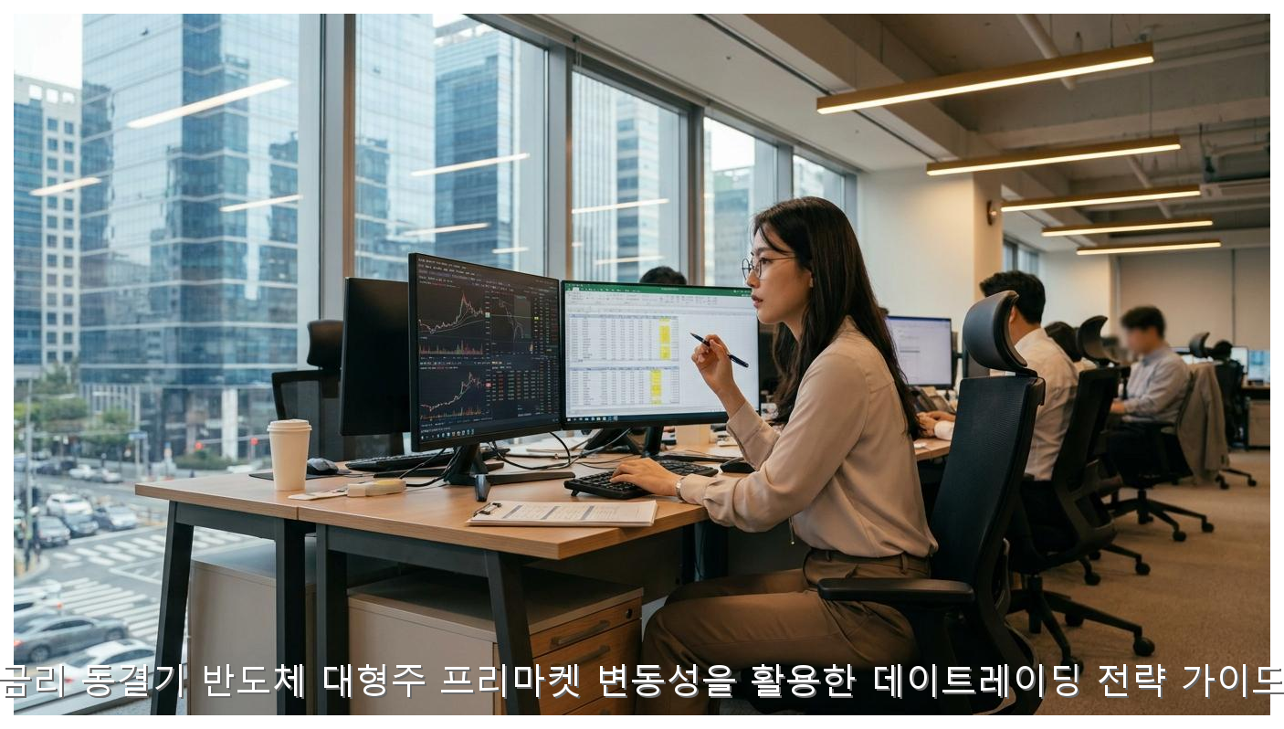 금리 동결기 반도체 대형주 프리마켓 변동성을 활용한 데이트레이딩 전략 가이드 핵심 안내 및 분석 인포그래픽 (8)