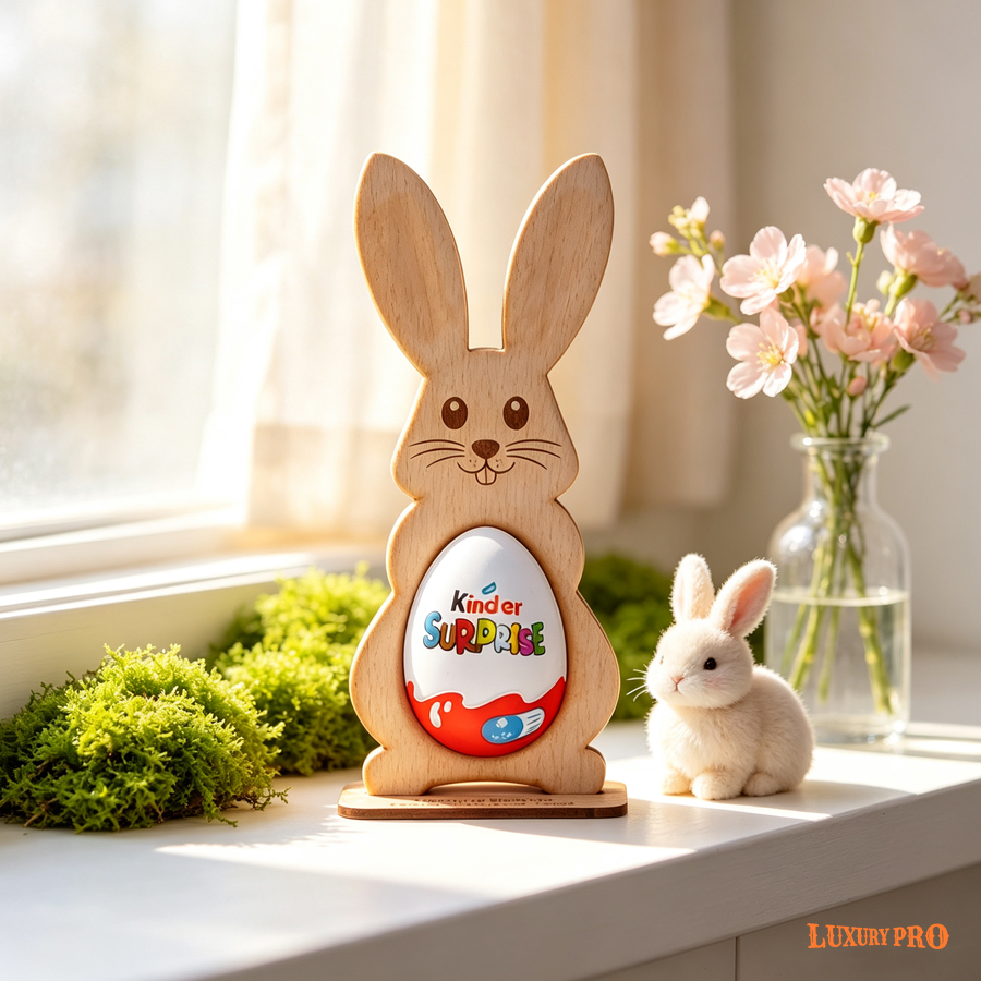 Single-layer Wooden Egg Rack