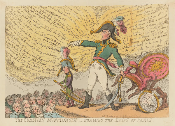 The Corsican Munchausen Humming the lads of Paris 1813