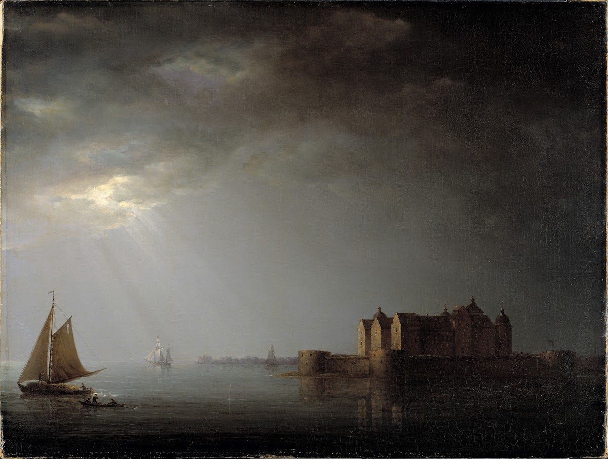Kalmar Castle by Moonlight 1835