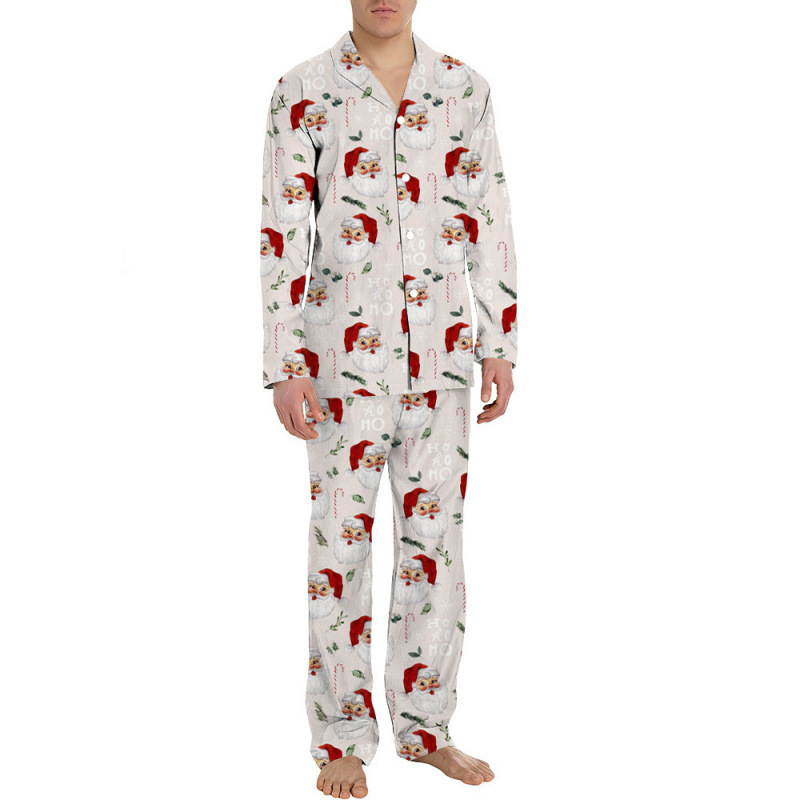 Men's Pajama Set, Long Sleeve, Festive