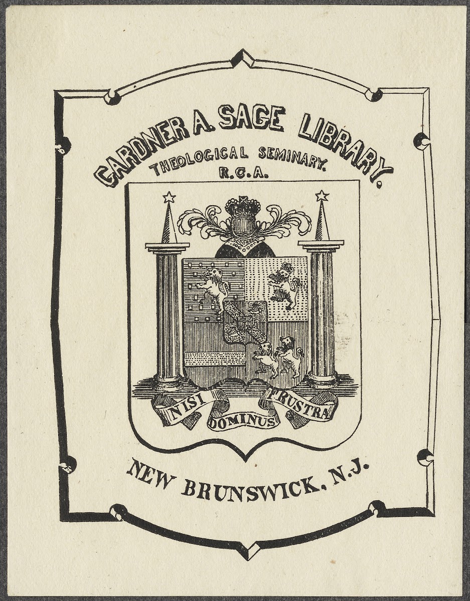 New Brunswick Theological Seminary Library
