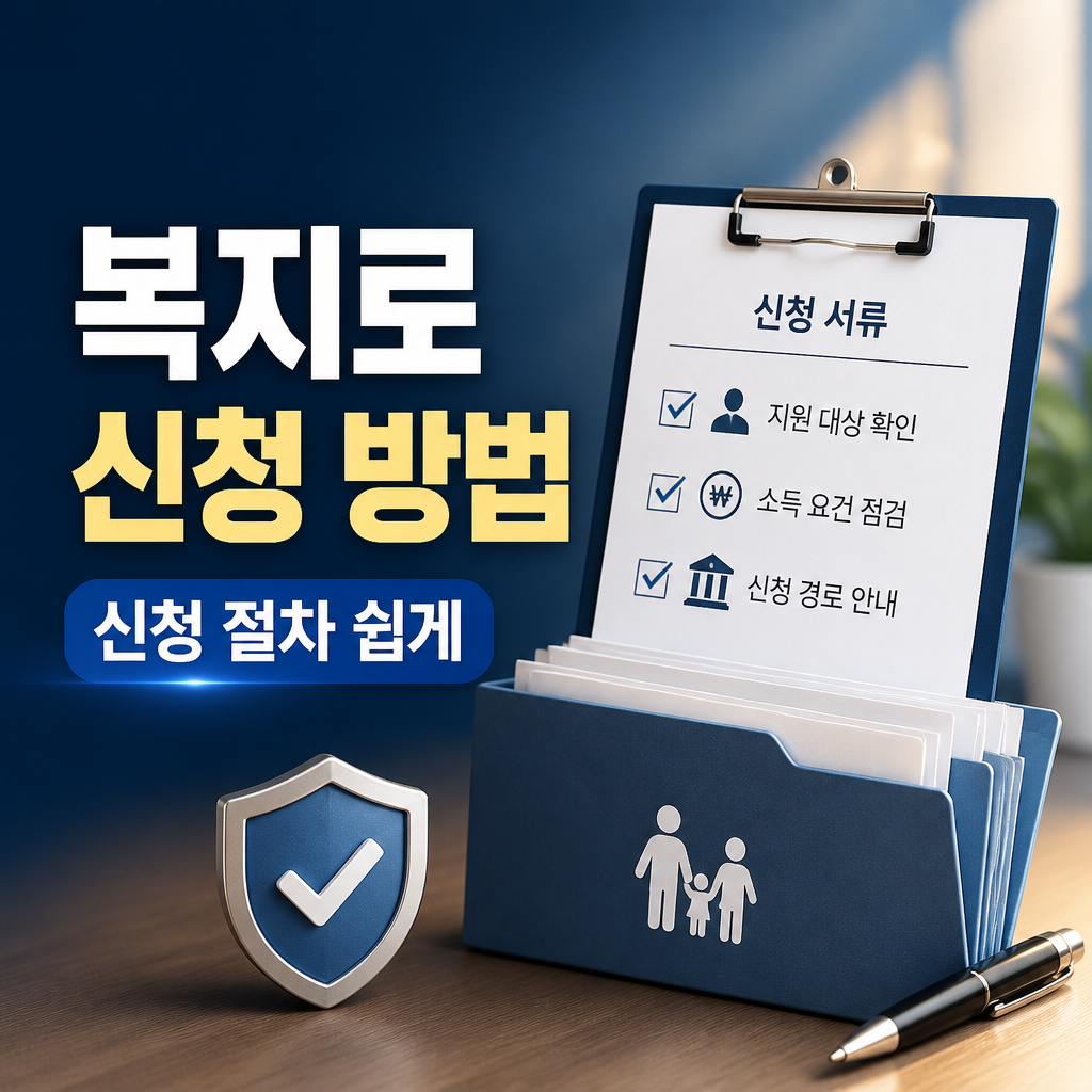 복지로 신청 방법과 필요한 서류는 무엇인가?