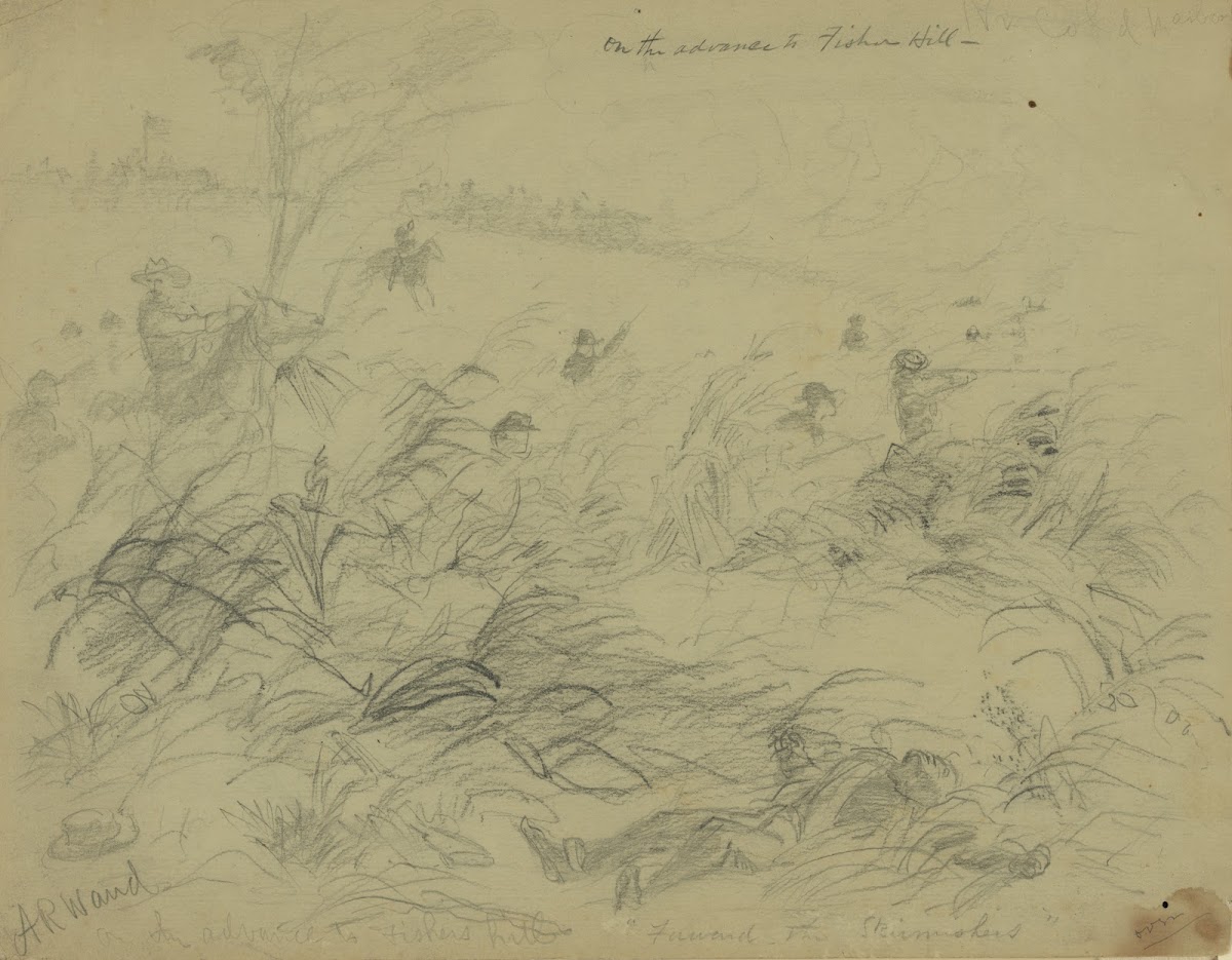 On the advance to Fishers Hill 1864