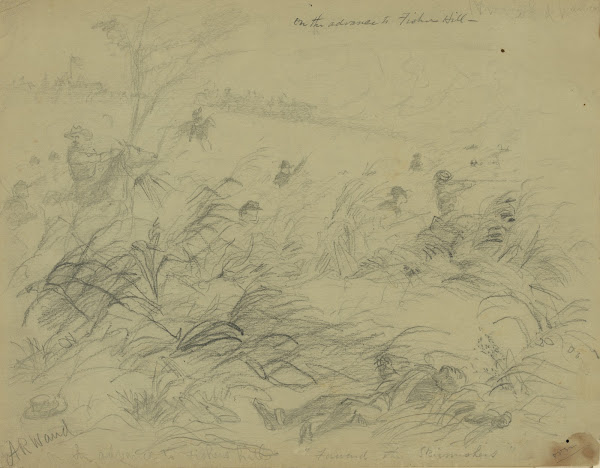 On the advance to Fishers Hill 1864