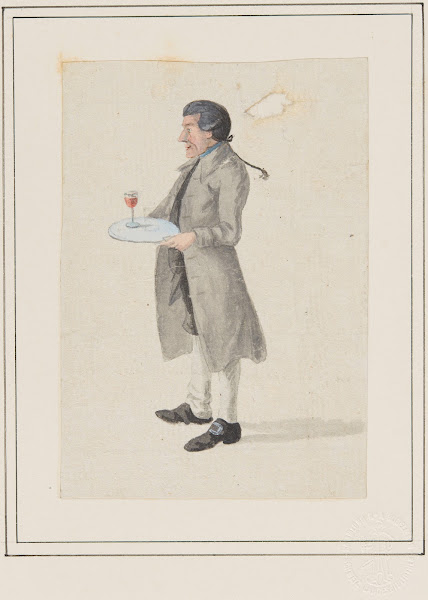Ein Kellner des Bads Blumenstein 1804