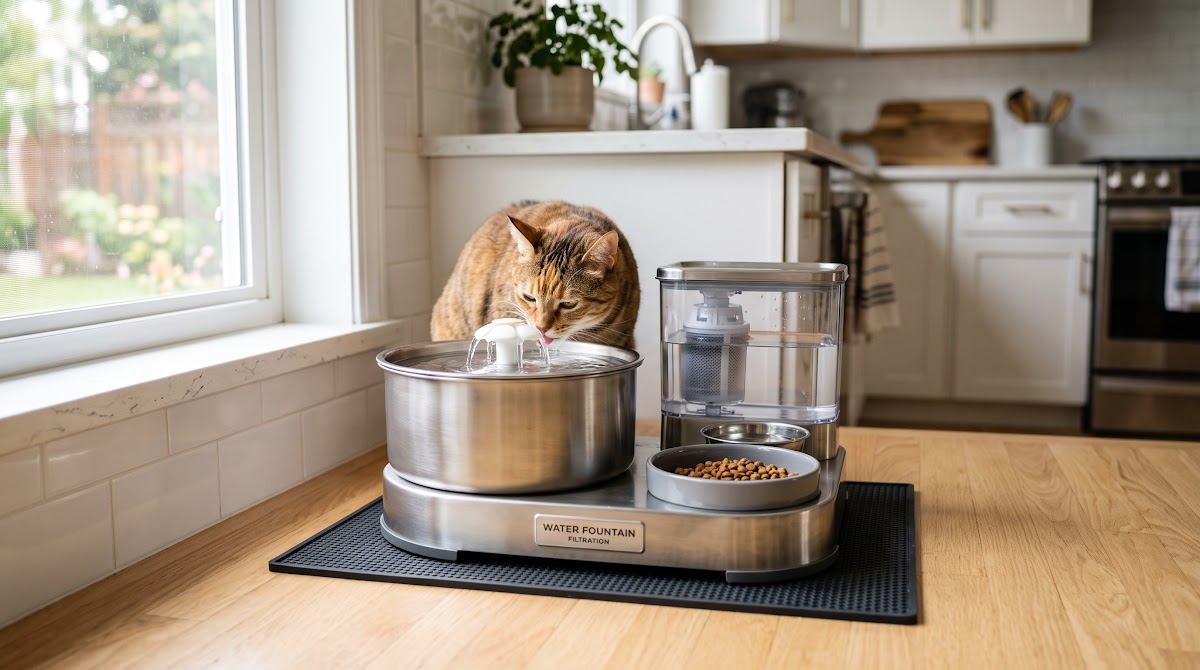 Best Cat Water Fountains for Indoor Cats (2026) - BEST OVERALL — IN CONTEXT