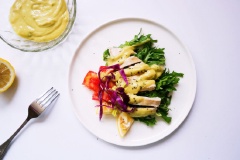 Món salad gà sốt bơ chuối ngon lành, hấp dẫn và giàu chất dinh dưỡng rất tốt cho chị em nào muốn giảm cân vì nó không gây béo đâu nhé. Bạn hãy thêm ngay công thức này vào sổ tay và làm ăn nha.