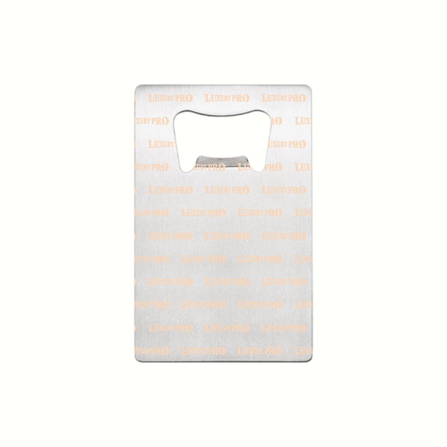 Double-Sided Stainless Steel Rectangular Bottle Opener