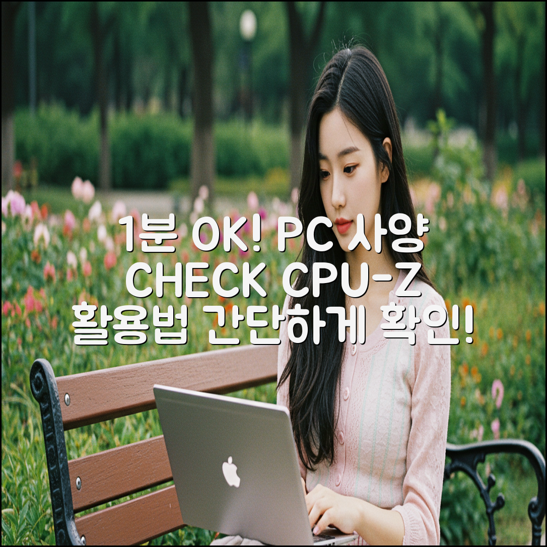 CPU-Z로 내 PC 사양 1분 확인법!