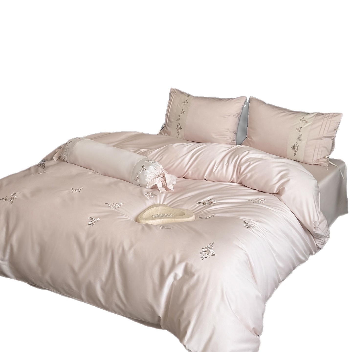 Cotton bedding set, 100% cotton, embroidered