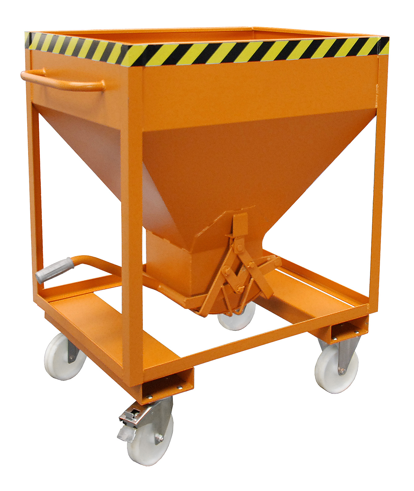 Silocontainer SRE 375, gelakt, Geeloranje