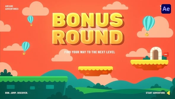 Gaming Arcade Retro Titles Free Download – Envato Elements