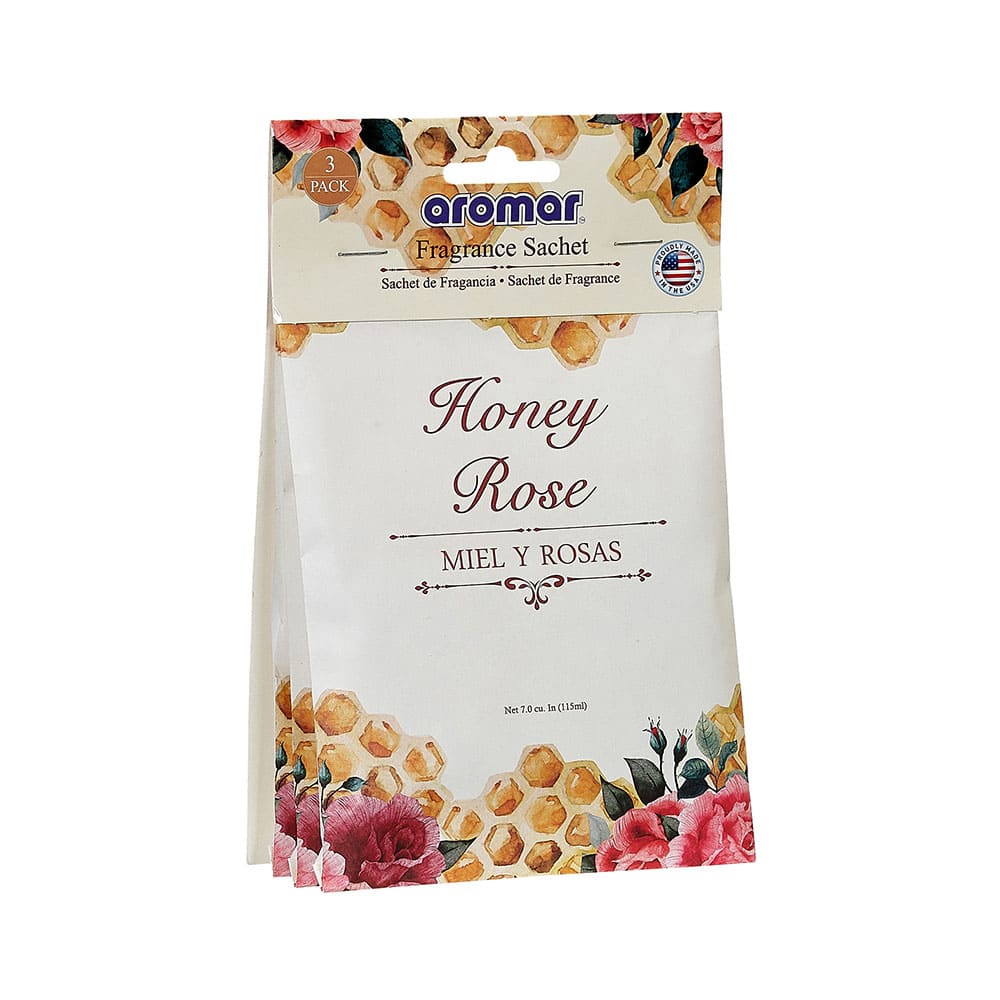Sobres aromatizantes Aromar™ aroma miel y rosas, 3 piezas