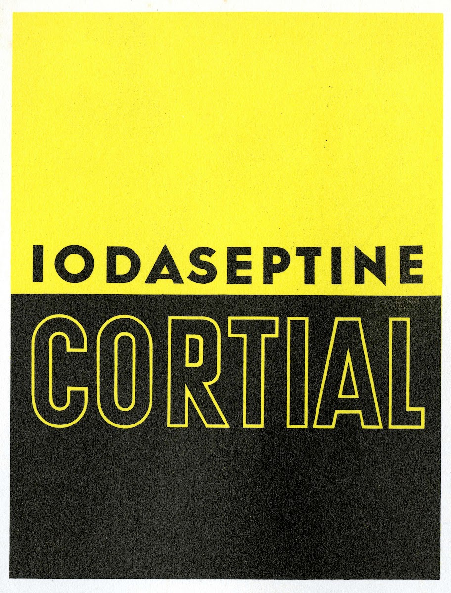 Iodaseptine Cortial 1910 1950