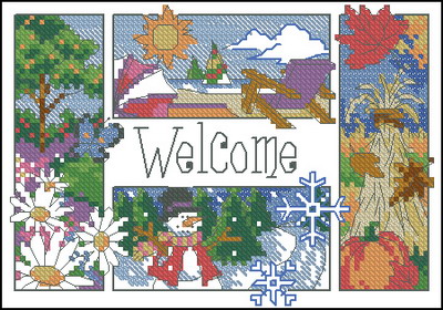 DIM06916 Seasonal Welcome