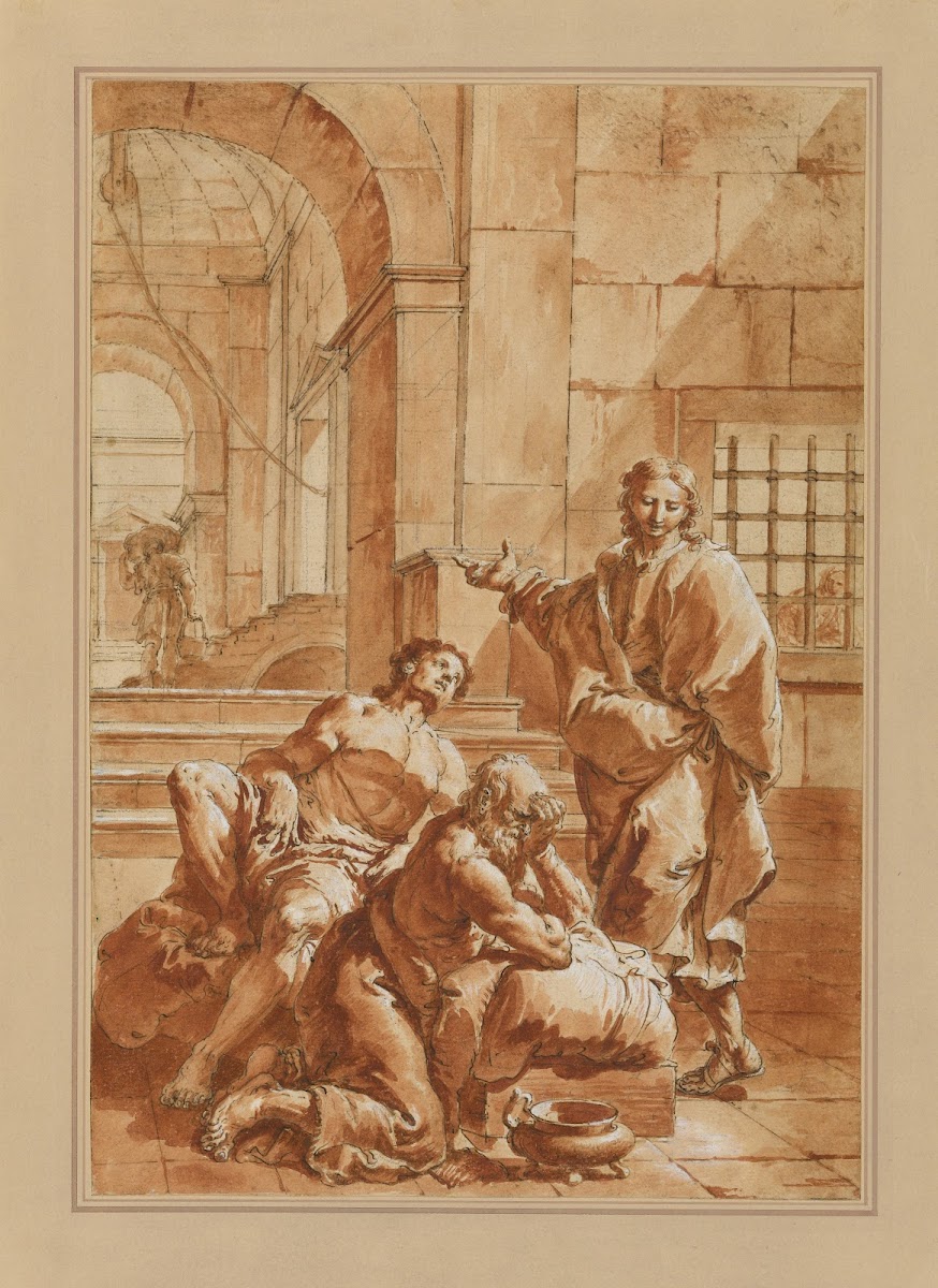 Joseph Interpreting the Dreams of his Fellow Prisoners 1750
