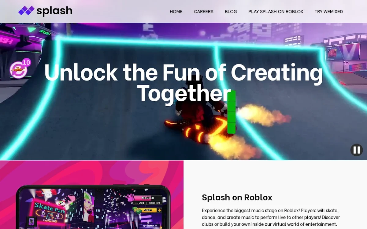 Captura de Splashmusic