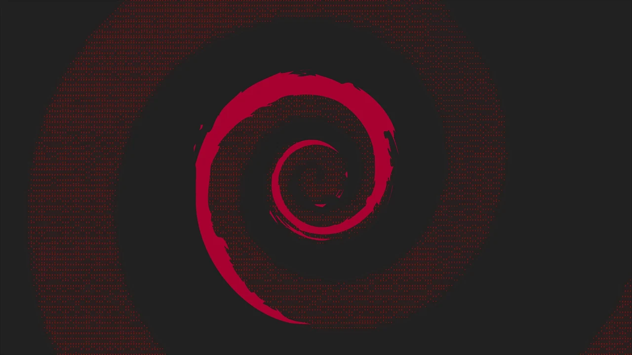 Debian, Linux, Minimalism, Material Minimal, Ascii Art 4K Desktop Wallpaper